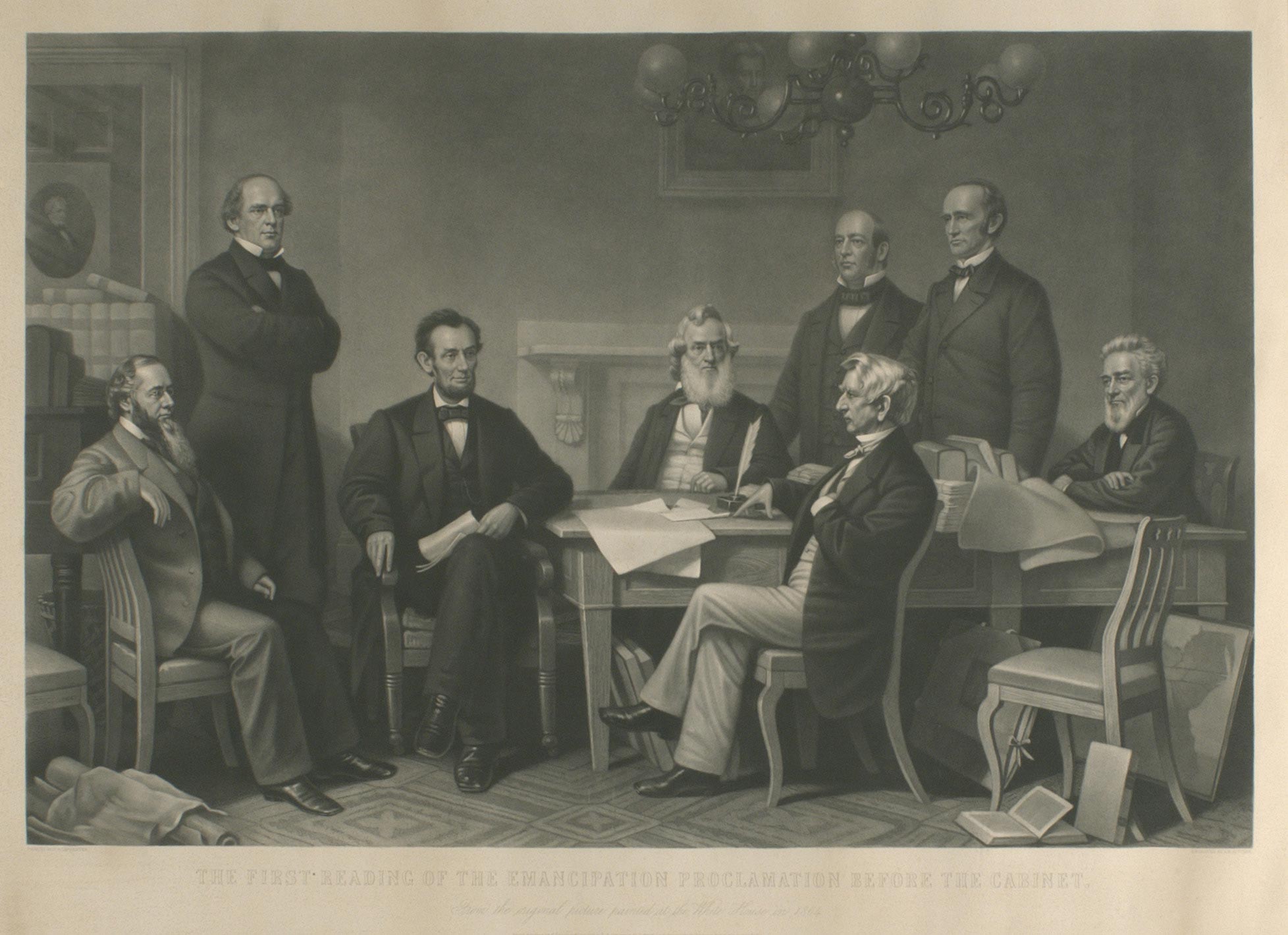 A.H. Ritchie, The First Reading of the Emancipation Proclamation Before the Cabinet 71.2009.081.0078