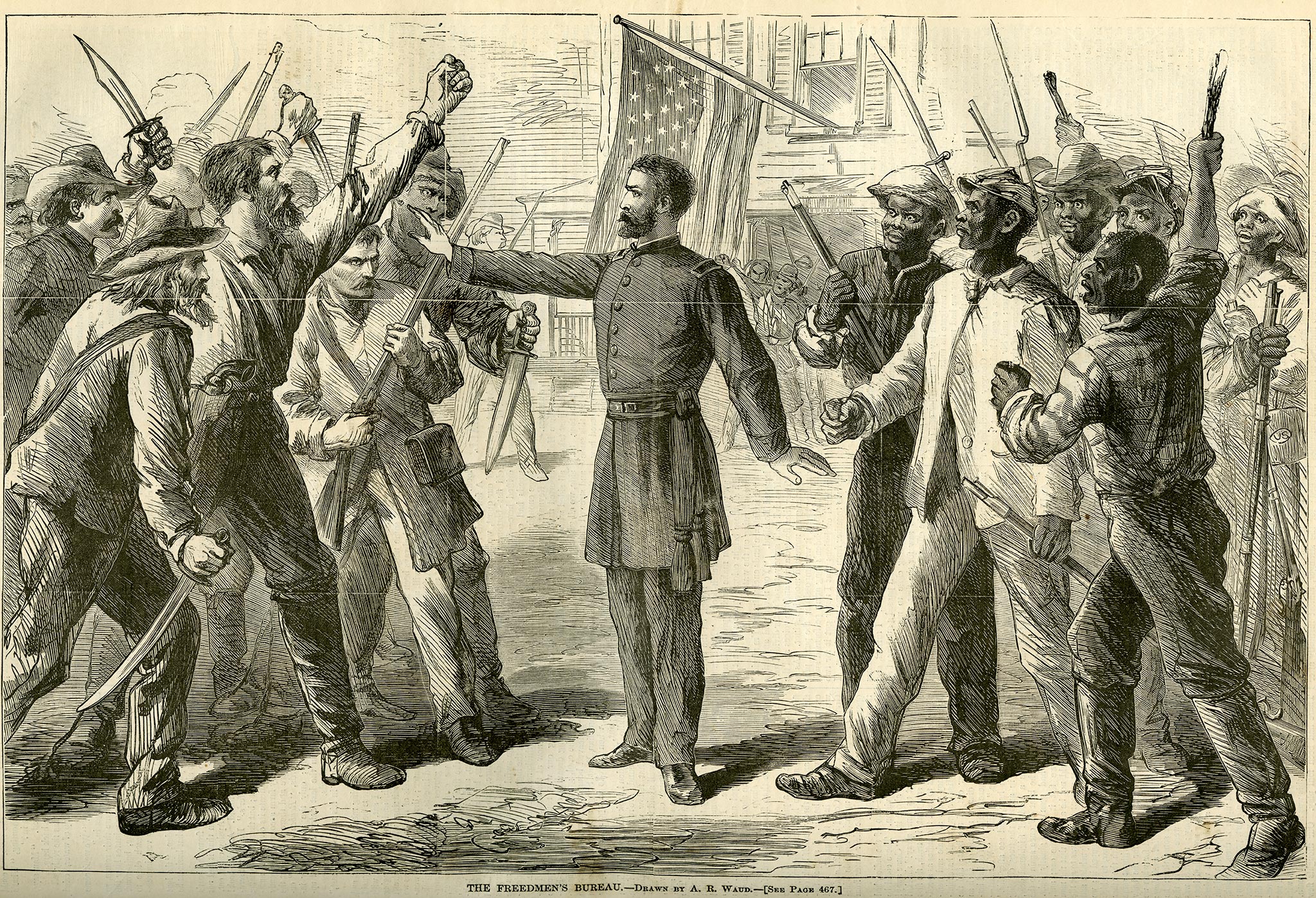 A.R. Ward, The Freedmen’s Bureau, Harper’s Weekly, July 25, 1868 71200908408093