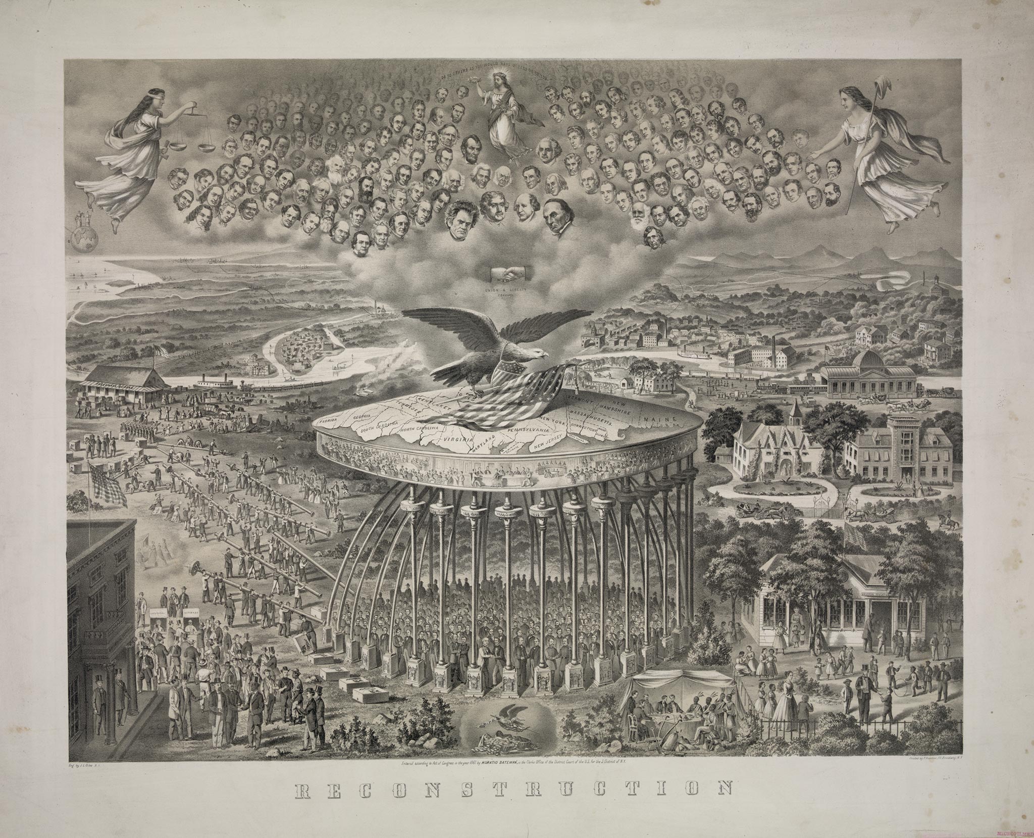 John Giles Lawrence, “Reconstruction,” 1867. Library of Congress.