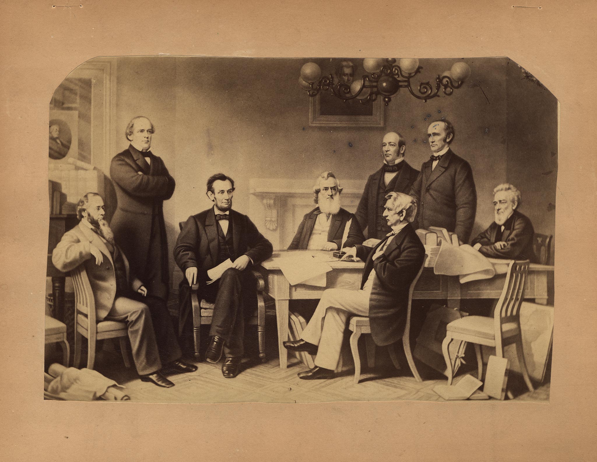 The First Reading of the Emancipation Proclamation before the Cabinet by Alexander Ritchie LN-1488