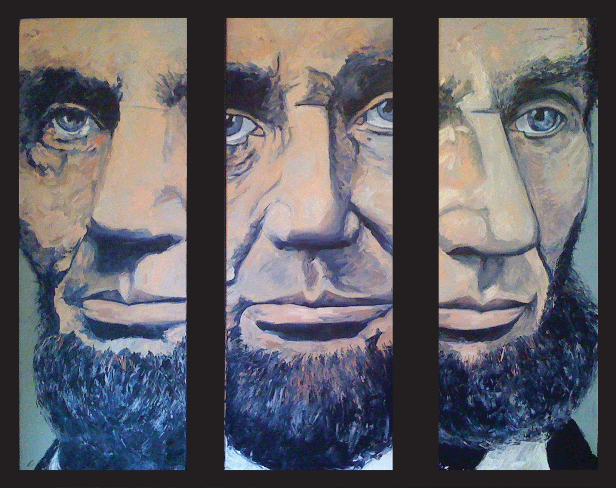 Lincoln 165, Wendy Allen, Oil on Canvas