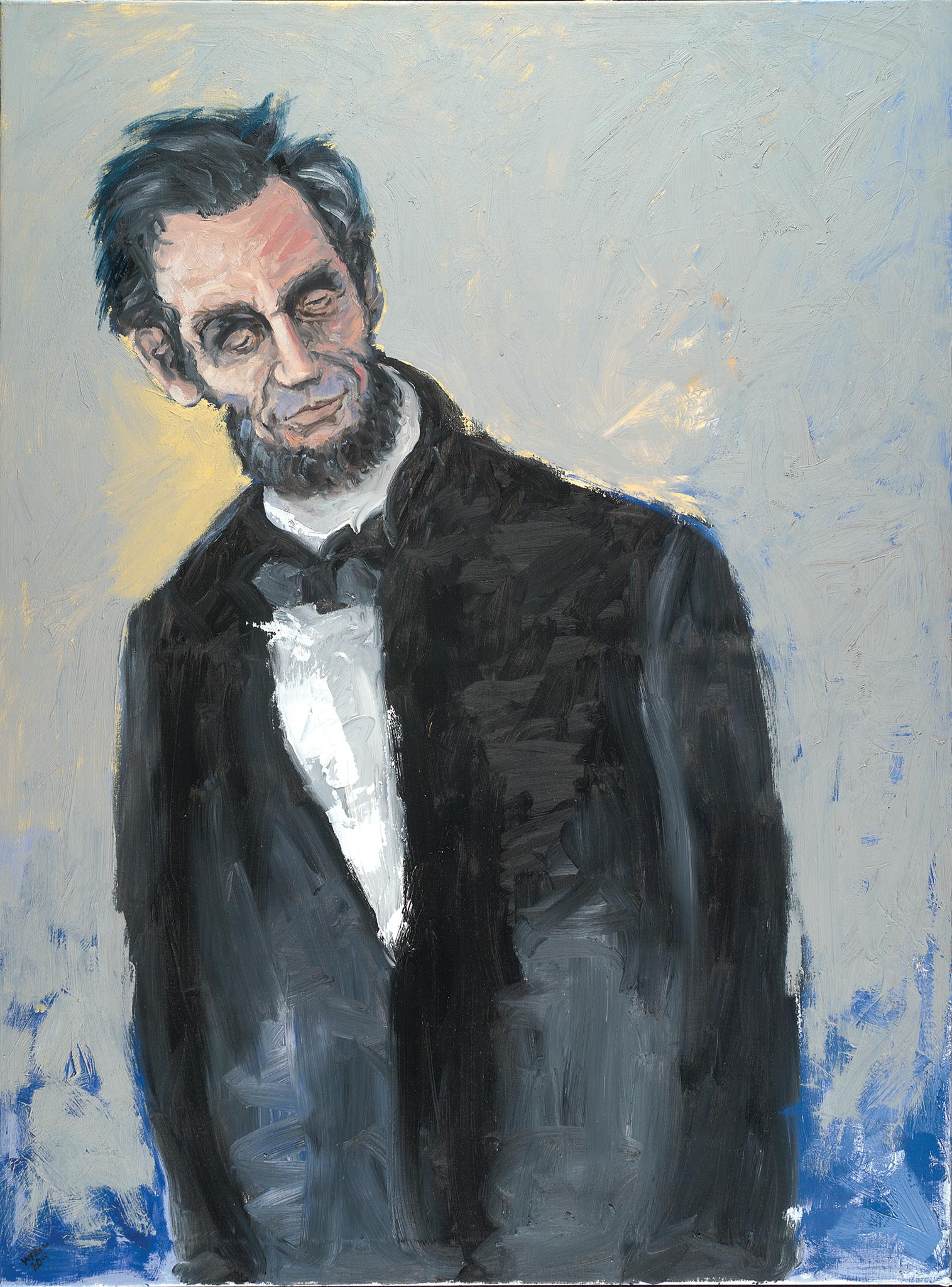 Lincoln 210, Wendy Allen, Oil on Canvas