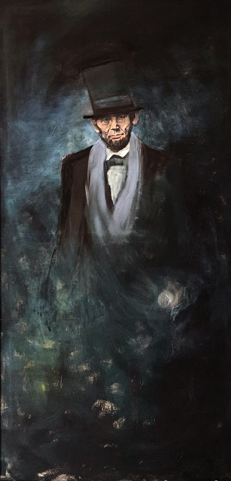 Lincoln 219, Wendy Allen, Oil on Canvas