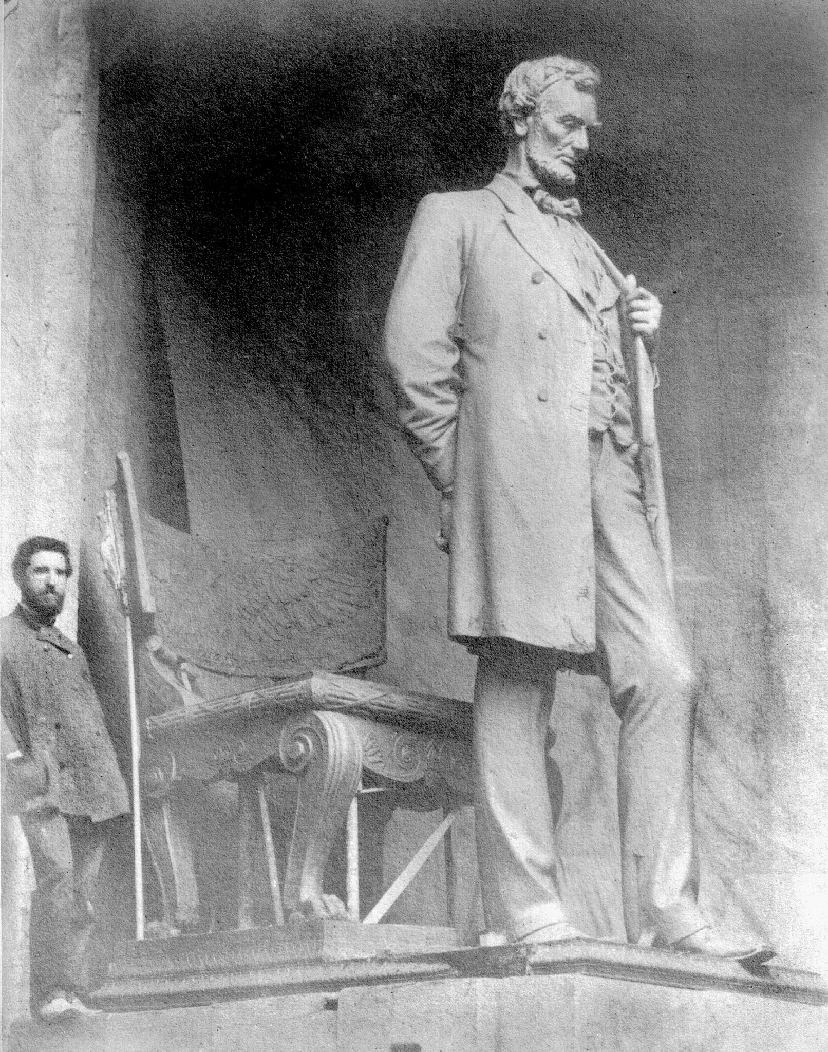 Saint-Gaudens and the Standing Lincoln, Photo: National Park Service