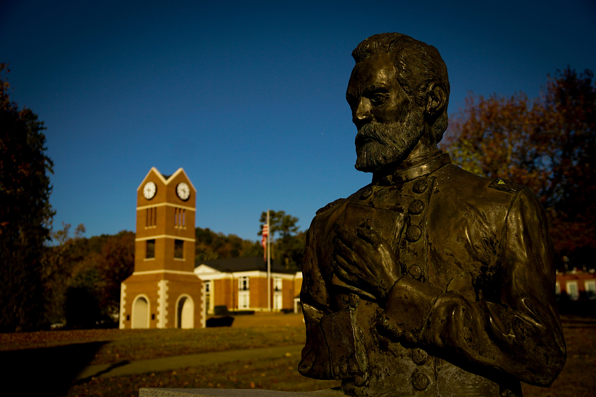Statue of Oliver Otis Howard at Lincoln Memorial University, Photo: Charles Hubbard