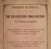 A historical pamphlet of the Emancipation Proclamation